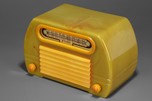 Rare Insert Grill FADA 652 ’Temple’ Catalin Radio - Onyx + Yellow